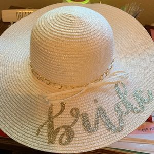 Bride sun hat